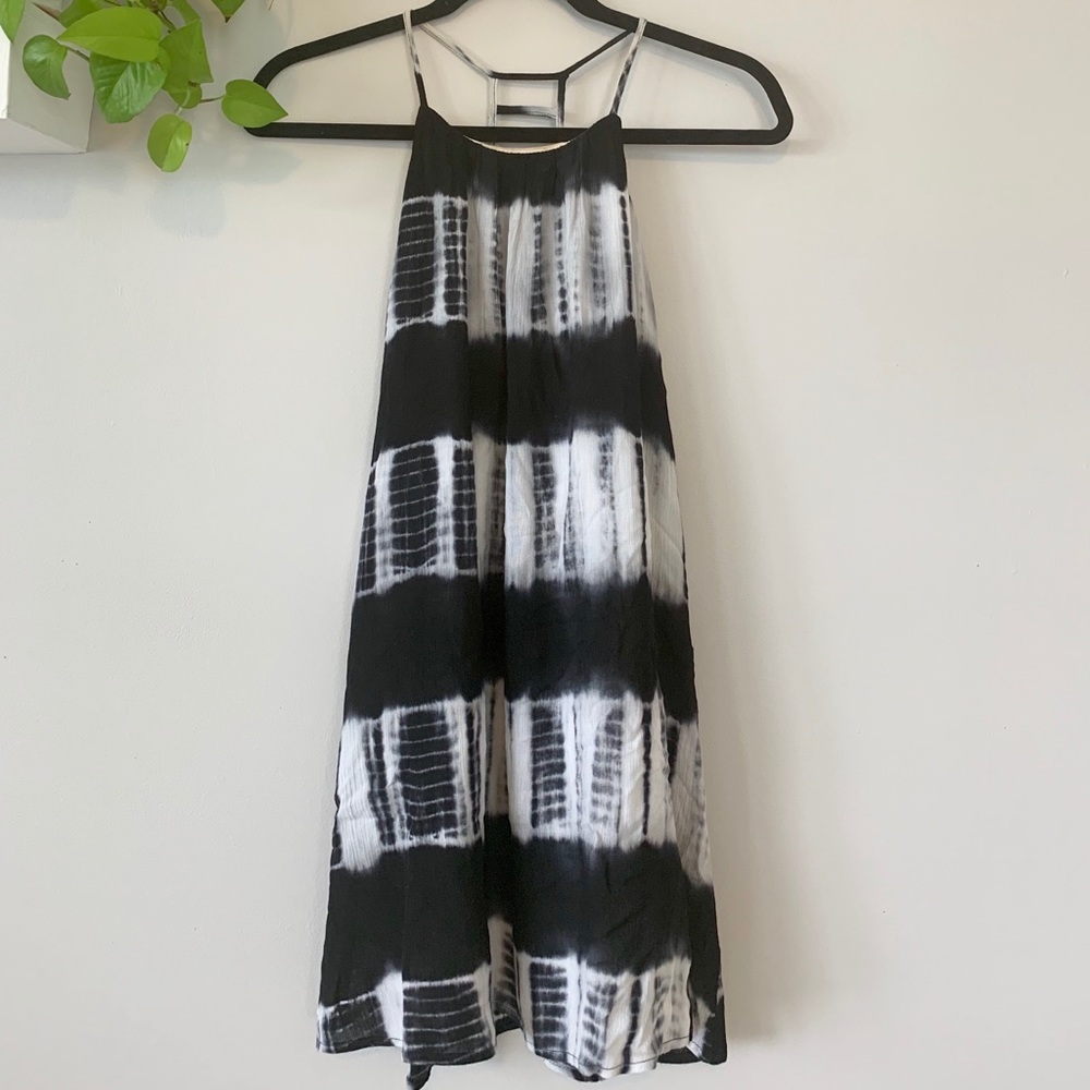 Tie-dye strappy dress
